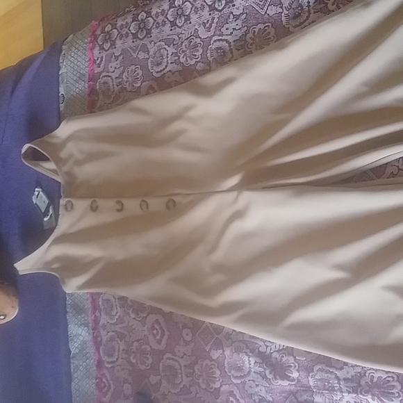 Cream Jumpsuit - Picture 1 of 4